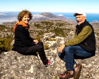 Talie and Sam Atop Table Mountain